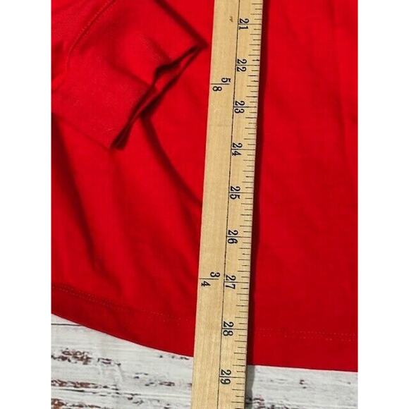 Vineyard Vines Mens Good Boy Long-Sleeve Pocket Tee Shirt Graphic Print Red M - Picture 9 of 9